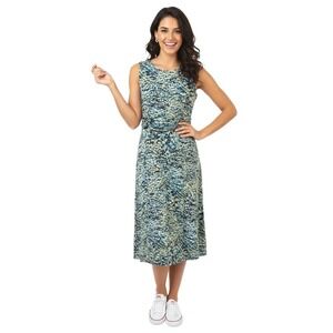 Jessica‎ H Dress Size 6 Multicolor Ruching Sleeveless Abstract Print Stretch